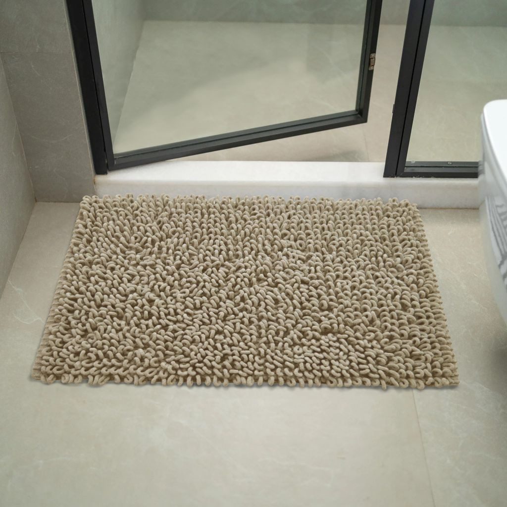 Badematte SLING, Badvorleger mit weichen, dichten Fasern Farbe Beige