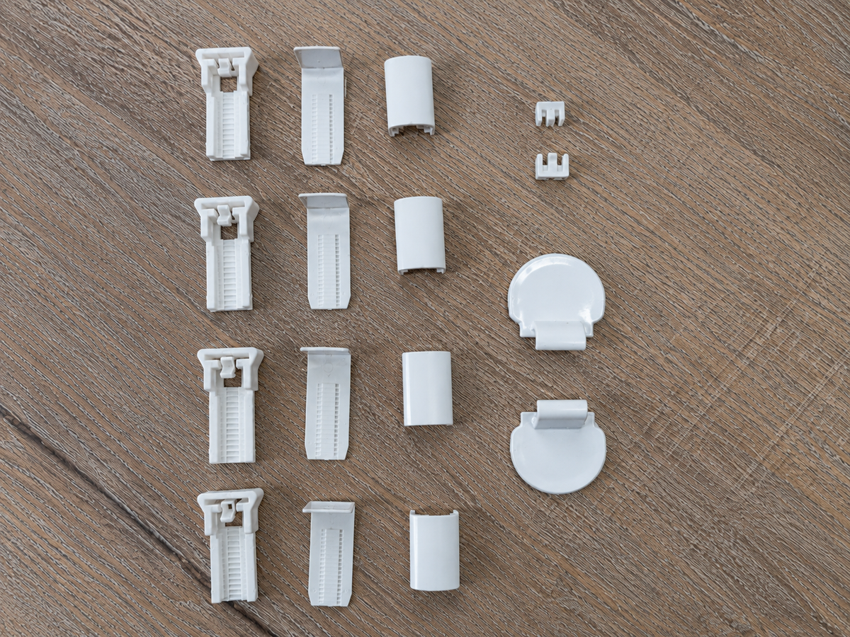 Klemmträger aus Metall und Zubehör Montage-Set für Klemmfix Plissee