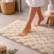 Badematte PLOP, Badvorleger mit 3D Hoch-Tief-Design Farbe Beige