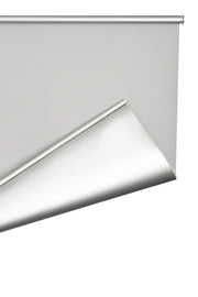 Thermo Springrollo/Mittelzugrollo Verdunkelung, Rollo ohne Bohren in Grau
