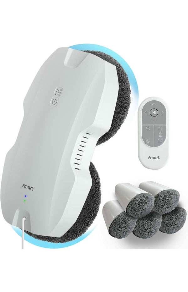 Fensterputzroboter T8Pro mit Fernbedienung und Ersatz-Reinigungspads