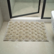 Badematte PLOP, Badvorleger mit 3D Hoch-Tief-Design Farbe Beige
