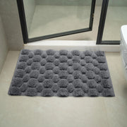 Badematte PLOP, Badvorleger mit 3D Hoch-Tief-Design Farbe Grau
