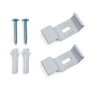 K-home Wand/Deckenträger für Klemmfix Doppelrollo - Silber