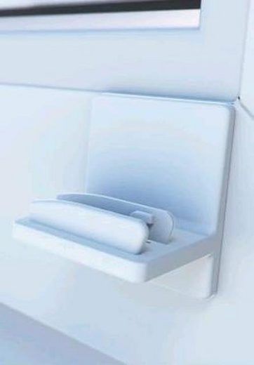 Klebeträger für verspannte Plissees von K-home - Universelle Lösung für  alle Fenster