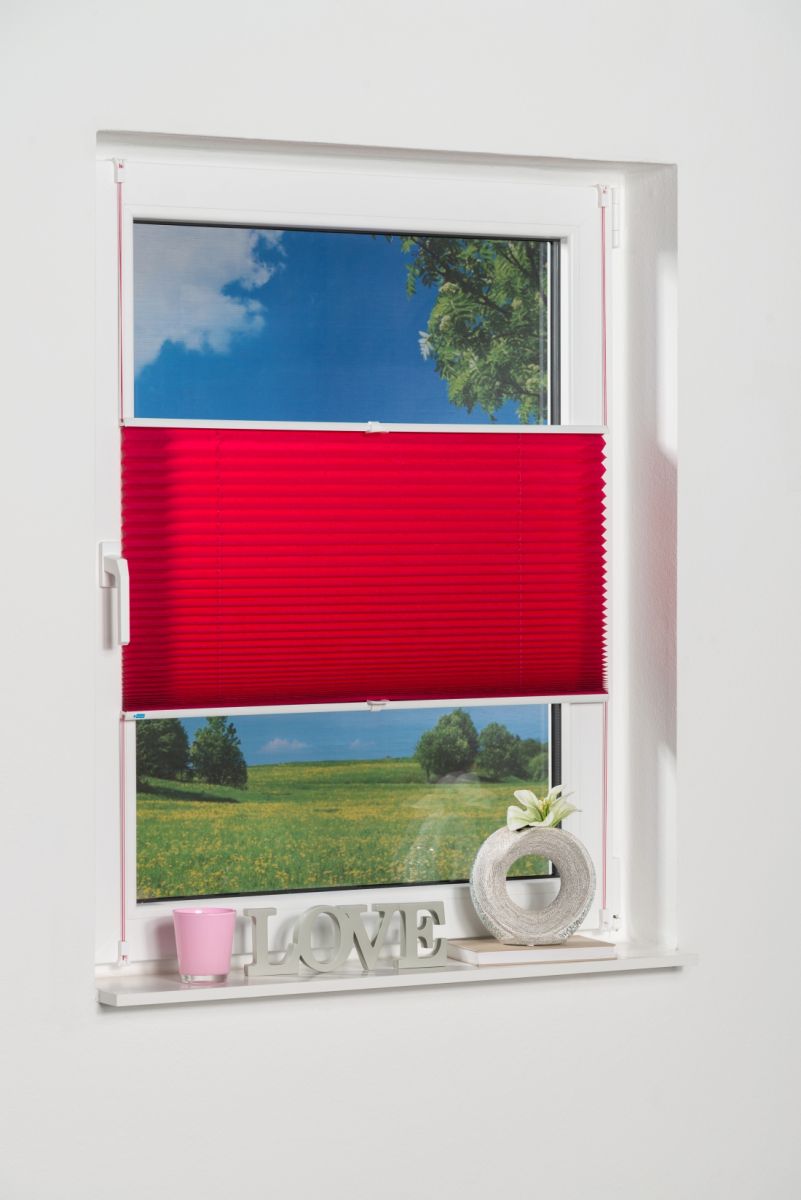 Zuhause für und K-home effektive Sonnen- Sichtschutze Stilvolle Ihr und Klemmfix-Plissees: